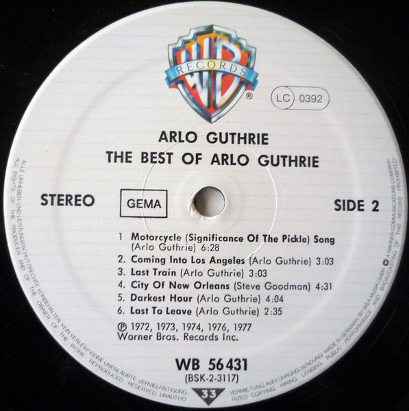 Cover zu Arlo Guthrie - The Best Of Arlo Guthrie | Vinyl | Rock, Folk, World, & Country | Germany