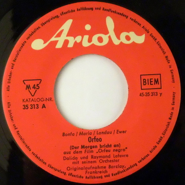 Cover zu Dalida - Glaub An Mich / Orfeo | 1960 | Vinyl | Pop | Germany