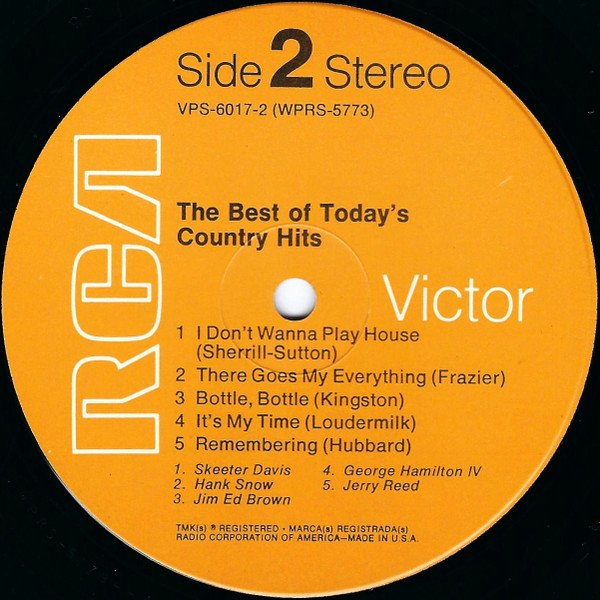 Cover zu Various - The Best Of Today's Nashville Sound Vol.1 | Vinyl | Folk, World, & Country | US