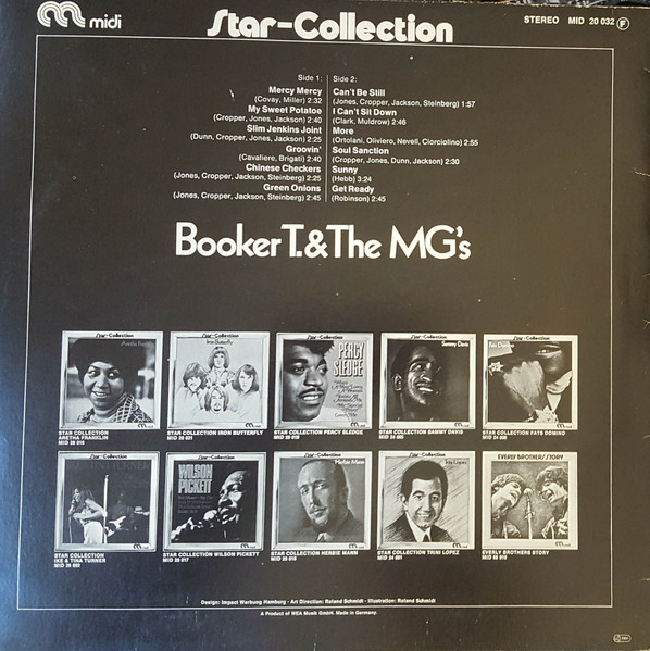 Cover zu Booker T & The MG's - Star-Collection | Vinyl | Funk / Soul | Germany Schallplatten Ankauf