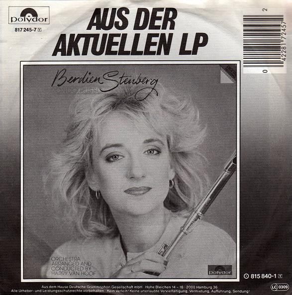 Cover zu Berdien Stenberg - Allegro (From Trumpet Concerto In E Flat) / Tambourin | 1983 | Vinyl | Jazz | Germany Schallplatten Ankauf