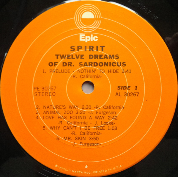 Cover zu Spirit (8) - Twelve Dreams Of Dr. Sardonicus | Vinyl | Rock | US