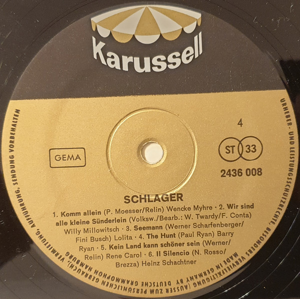 Cover zu Various - Das Goldene Album - Schlager | 1970 | Vinyl | Pop | Germany
