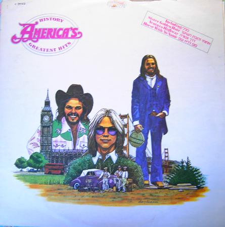 Cover zu America (2) - History - America's Greatest Hits | 1975 | Vinyl | Rock | Israel