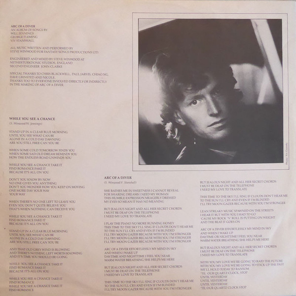 Cover zu Steve Winwood - Arc Of A Diver | 1980 | Vinyl | Rock, Pop | Germany