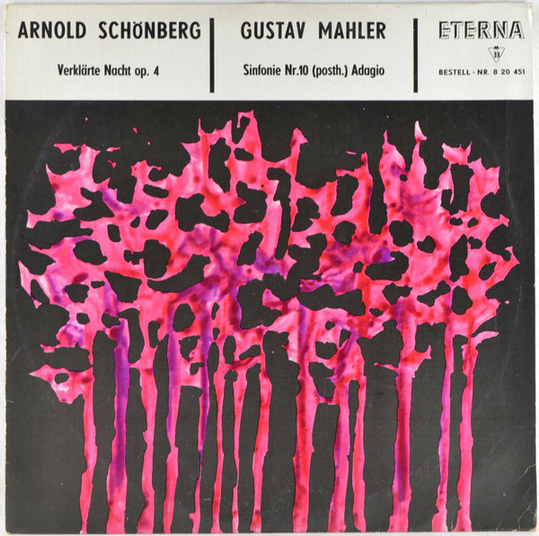 Cover zu Arnold Schoenberg / Gustav Mahler - Verklärte Nacht Op. 4 / Sinfonie Nr. 10 (Posth) Adagio | 1964 | Vinyl | Classical | German Democratic Republic (GDR)