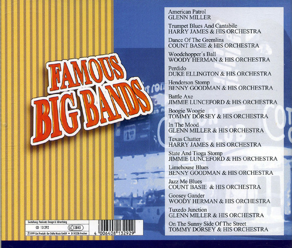 Cover zu Various - Famous Big Bands | 1999 | Vinyl | Jazz | Germany