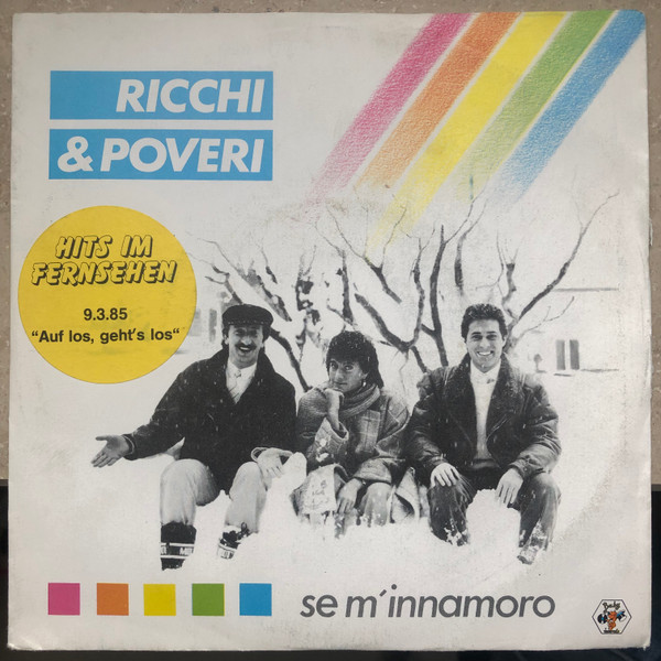 Cover zu Ricchi E Poveri - Se M'Innamoro | 1985 | Vinyl | Rock, Pop | Germany Schallplatten Ankauf