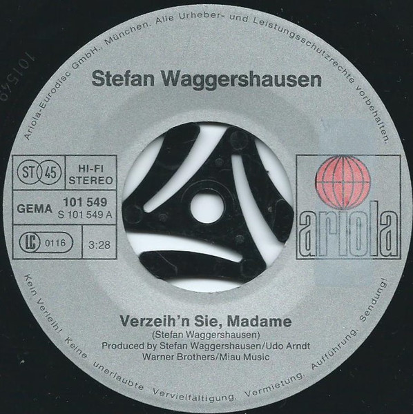 Cover zu Stefan Waggershausen & Band - Verzeih'n Sie, Madame | 1980 | Vinyl | Rock, Pop | Germany Schallplatten Ankauf