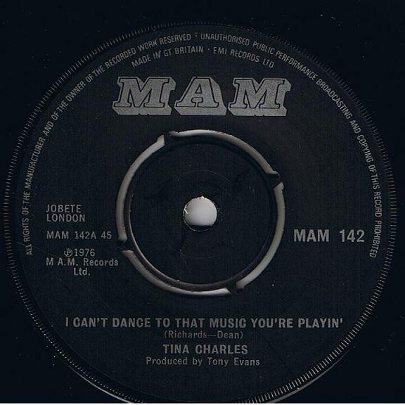 Cover zu Tina Charles - I Can't Dance To That Music You're Playin' | 1976 | Vinyl | Pop | UK Schallplatten Ankauf