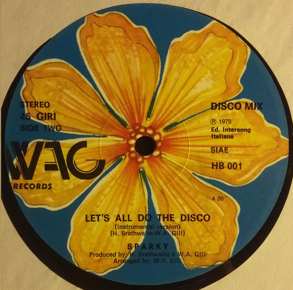 Cover zu Sparky (19) - Let's All Do The Disco | 1979 | Vinyl | Electronic | Italy
