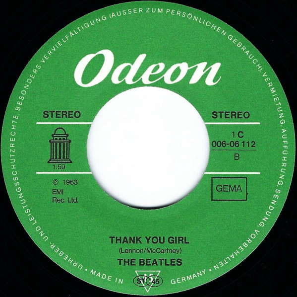 Cover zu The Beatles - From Me To You / Thank You Girl | 1976 | Vinyl | Rock | Germany