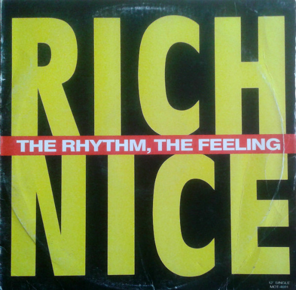 Cover zu Rich Nice - The Rhythm, The Feeling | 1990 | Vinyl | Electronic, Hip Hop | US Schallplatten Ankauf