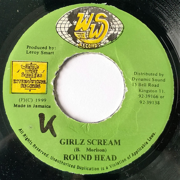 Cover zu Round Head - Girlz Scream | 1999 | Vinyl | Reggae | Jamaica Schallplatten Ankauf