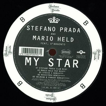 Cover zu Stefano Prada And Mario Held Feat. D'Argento (2) - My Star | Vinyl | Electronic | Switzerland