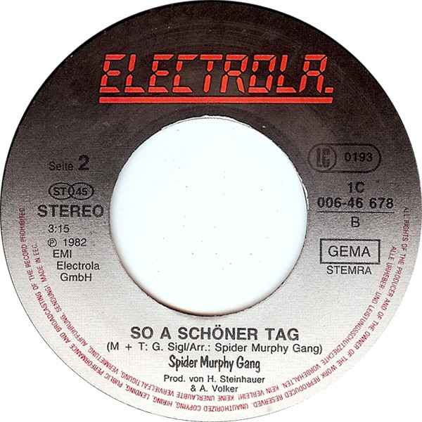 Cover zu Spider Murphy Gang - Ich Schau' Dich An | 1982 | Vinyl | Rock, Pop | Germany Schallplatten Ankauf
