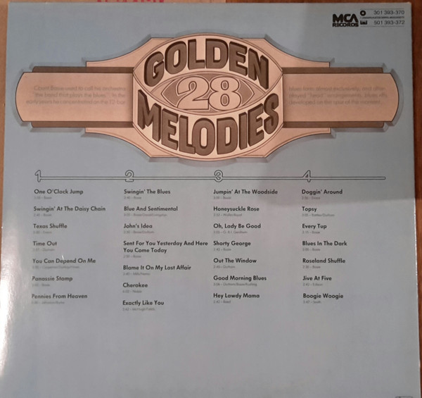 Cover zu Count Basie - 28 Golden Melodies | 1979 | Vinyl | Jazz | Germany Schallplatten Ankauf