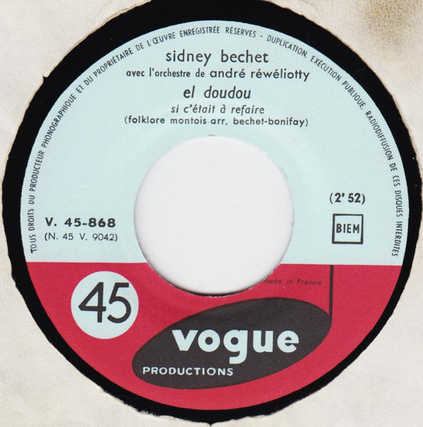 Cover zu Sidney Bechet - Dardanella | Vinyl | Jazz | France