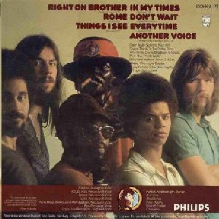 Cover zu Sinto - Right On Brother | 1972 | Vinyl | Jazz, Rock, Blues | Germany Schallplatten Ankauf