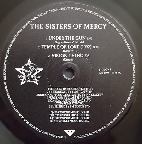 Cover zu The Sisters Of Mercy - Greatest Hits Volume One - A Slight Case Of Overbombing | 2018 | Vinyl | Electronic, Rock | Europe