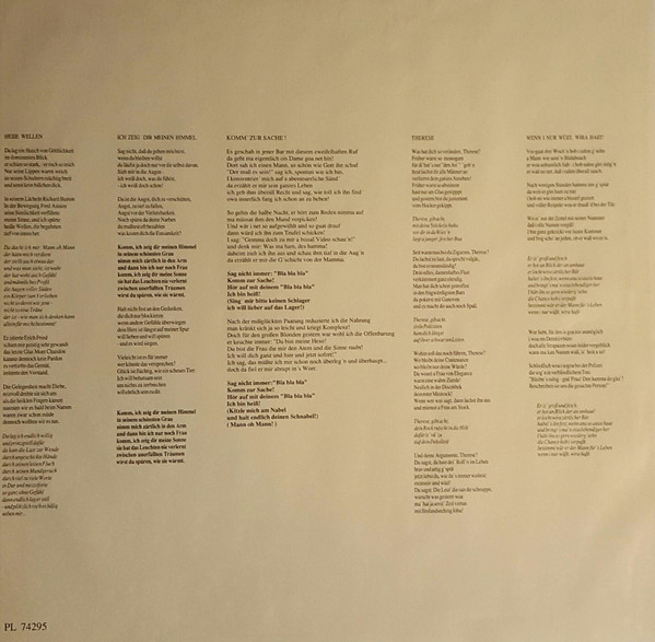 Cover zu Stefanie Werger - Bzw. (Beziehungsweise) | 1989 | Vinyl | Pop | Germany