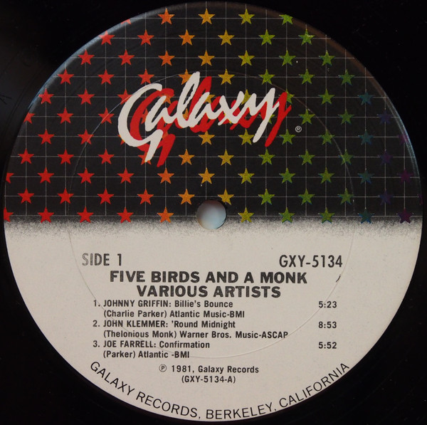Cover zu Various - 5 Birds And A Monk | 1981 | Vinyl | Jazz | US Schallplatten Ankauf