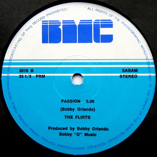 Cover zu The Flirts - Passion | 1982 | Vinyl | Electronic | Belgium Schallplatten Ankauf