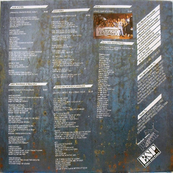 Cover zu Warlock (2) - True As Steel | 1986 | Vinyl | Rock | Germany