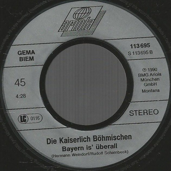 Cover zu Die Kaiserlich Böhmischen - Der Paul Und Sein Gaul | 1990 | Vinyl | Pop | Europe