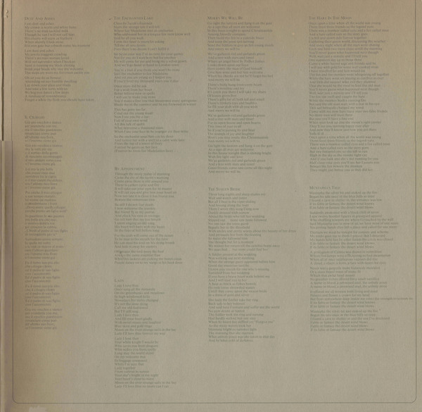 Cover zu Angelo Branduardi - Fables And Fantasies | 1979 | Vinyl | Rock, Pop | Germany Schallplatten Ankauf