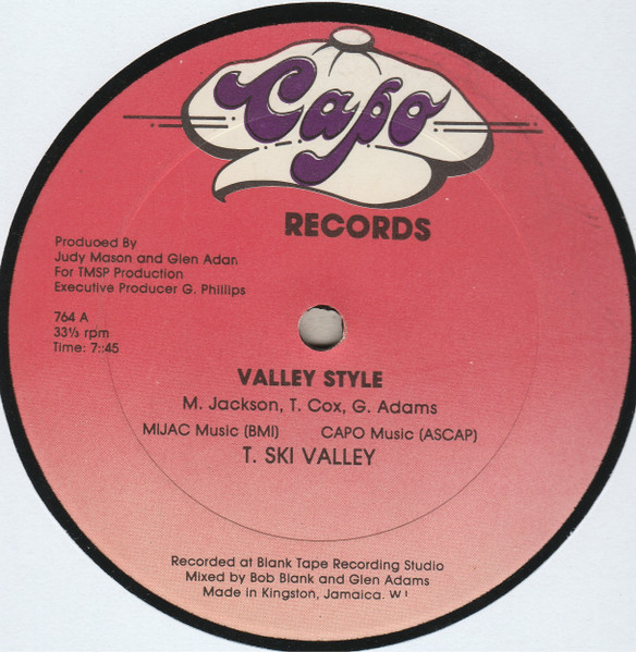 Cover zu T-Ski Valley - Valley Style | 1983 | Vinyl | Hip Hop, Funk / Soul | US Schallplatten Ankauf