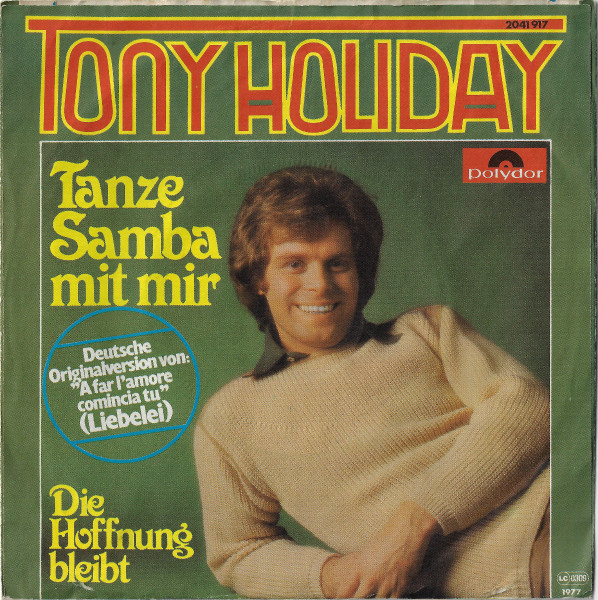 Cover zu Tony Holiday - Tanze Samba Mit Mir | 1977 | Vinyl | Pop | Germany Schallplatten Ankauf