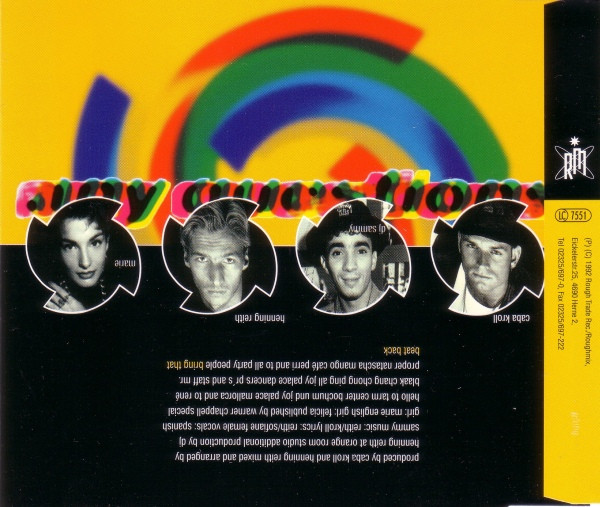 Cover zu Any Questions - Living On A Fantasy | 1992 | Vinyl | Electronic | Germany