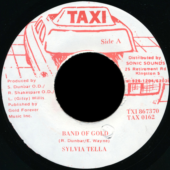 Cover zu Sylvia Tella - Band Of Gold | Vinyl | Reggae | Jamaica Schallplatten Ankauf