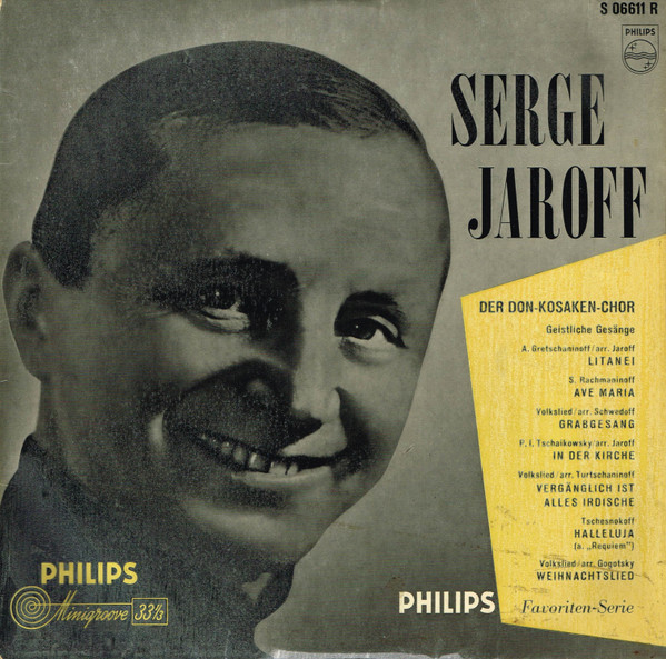 Cover zu Serge Jaroff, Don Kosaken Chor Serge Jaroff - Geistliche Gesänge | Vinyl | Folk, World, & Country | Germany