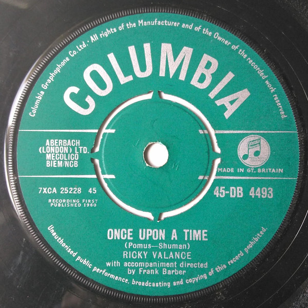 Cover zu Ricky Valance - Tell Laura I Love Her | 1960 | Vinyl | Rock | UK Schallplatten Ankauf
