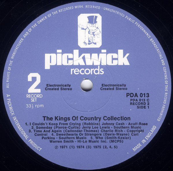 Cover zu Various - The Kings Of Country Collection | 1975 | Vinyl | Folk, World, & Country | UK Schallplatten Ankauf