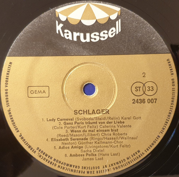 Cover zu Various - Das Goldene Album - Schlager | 1970 | Vinyl | Pop | Germany