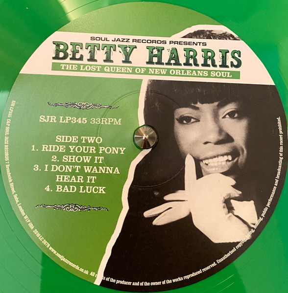 Cover zu Betty Harris - The Lost Queen Of New Orleans Soul | 2022 | Vinyl | Funk / Soul | Worldwide Schallplatten Ankauf