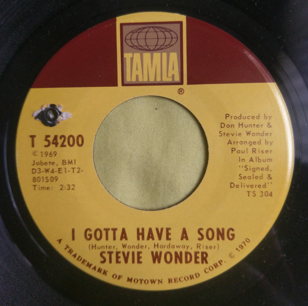 Cover zu Stevie Wonder - Heaven Help Us All / I Gotta Have A Song | 1970 | Vinyl | Funk / Soul | US Schallplatten Ankauf