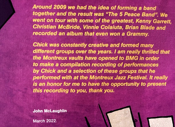 Cover zu Chick Corea - The Montreux Years | 2022 | Vinyl | Jazz | Europe