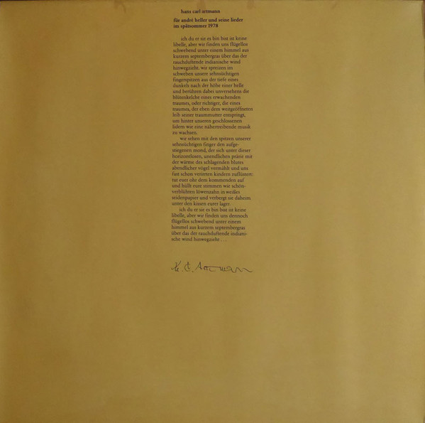 Cover zu André Heller - Basta | 1978 | Vinyl | Jazz, Rock, Pop, Folk, World, & Country | Germany