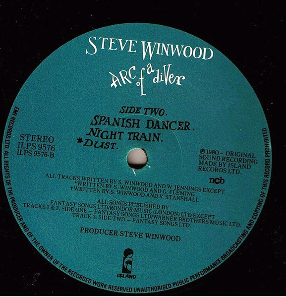 Cover zu Steve Winwood - Arc Of A Diver | 1980 | Vinyl | Rock | Scandinavia