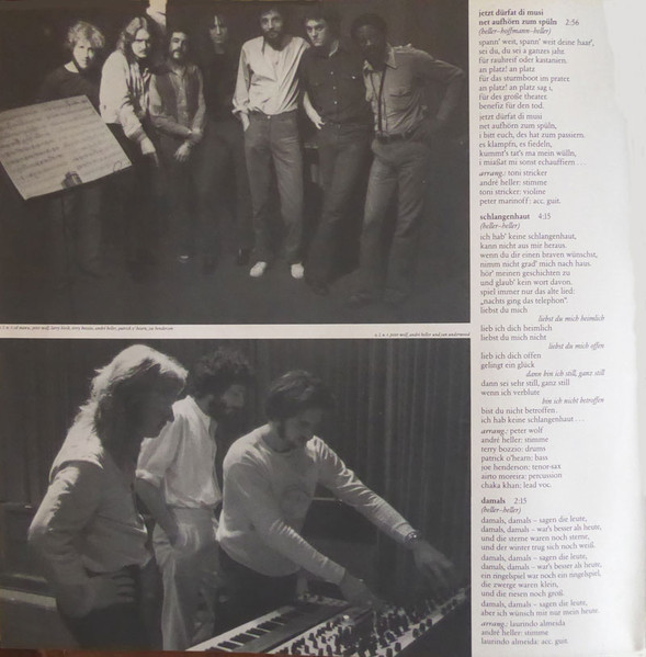 Cover zu André Heller - Basta | 1978 | Vinyl | Jazz, Rock, Pop, Folk, World, & Country | Germany