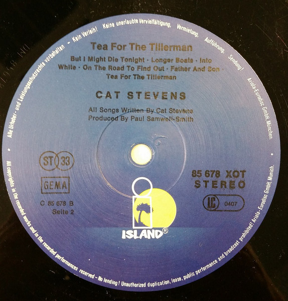 Cover zu Cat Stevens - Tea For The Tillerman | Vinyl | Rock | Germany