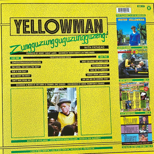 Cover zu Yellowman - Zungguzungguguzungguzeng | 2024 | Vinyl | Reggae | Europe Schallplatten Ankauf