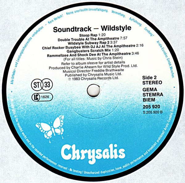 Cover zu Various - Wild Style | 1983 | Vinyl | Hip Hop, Stage & Screen | Europe