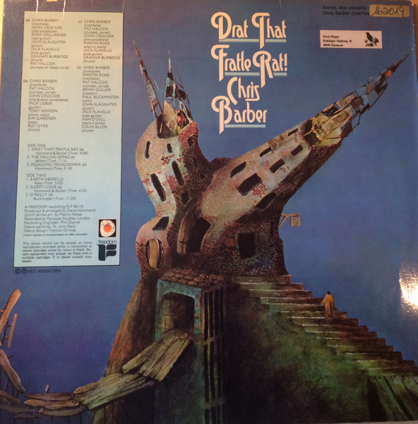 Cover zu Chris Barber - Drat That Fratle Rat! | 1973 | Vinyl | Jazz, Blues | Germany