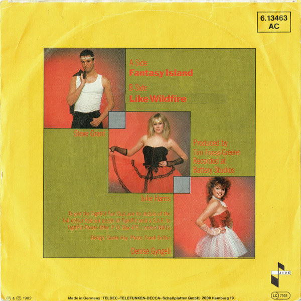 Cover zu Tight Fit - Fantasy Island | 1982 | Vinyl | Electronic | Germany Schallplatten Ankauf