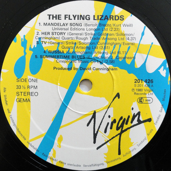 Cover zu The Flying Lizards - The Flying Lizards | 1980 | Vinyl, LP, Album | Electronic | Germany